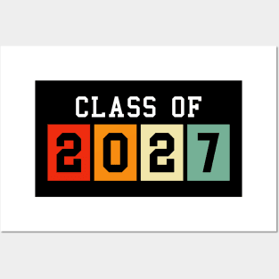 Class Of 2027 Graduation Seniors 2027 School Future Graduate Posters and Art